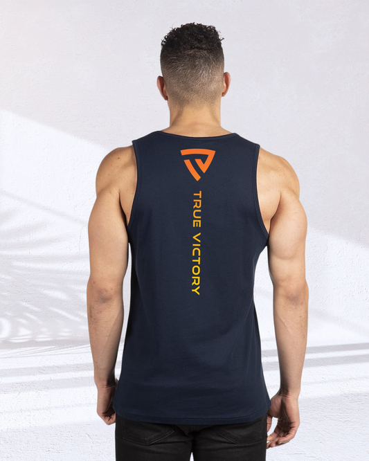 Men's Built for Battle Painted Sunset Tank