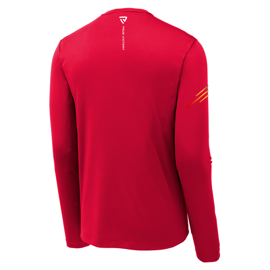 Vibe Softball Poly Long Sleeve Tee