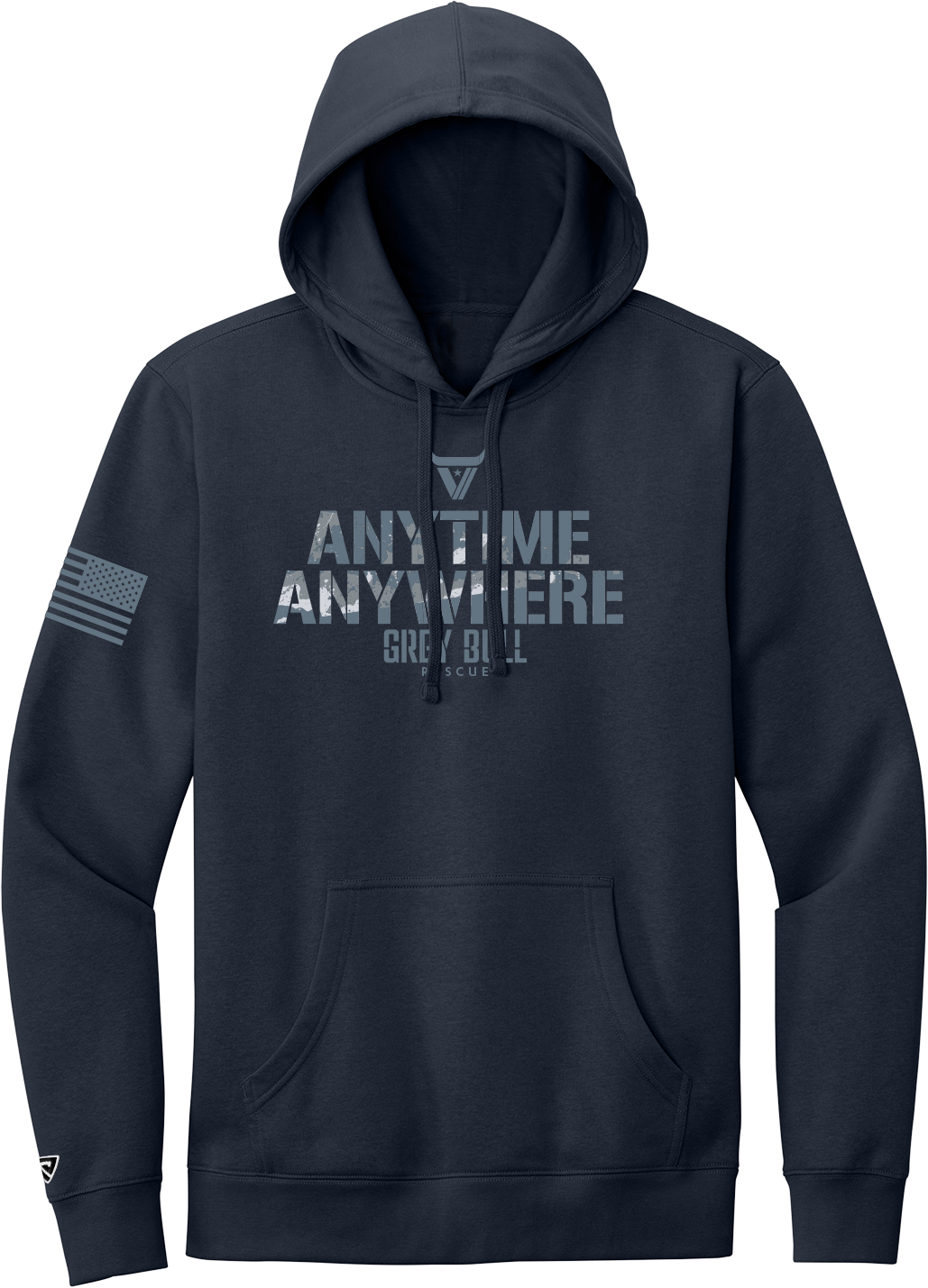 Grey Bull Rescue Anytime Camo Hoodie