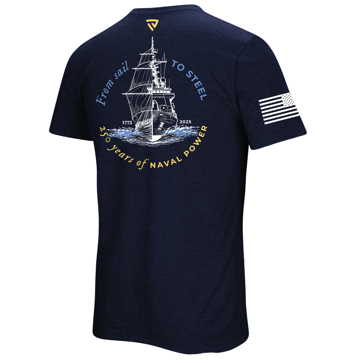 Navy 250th Birthday Navy Tee