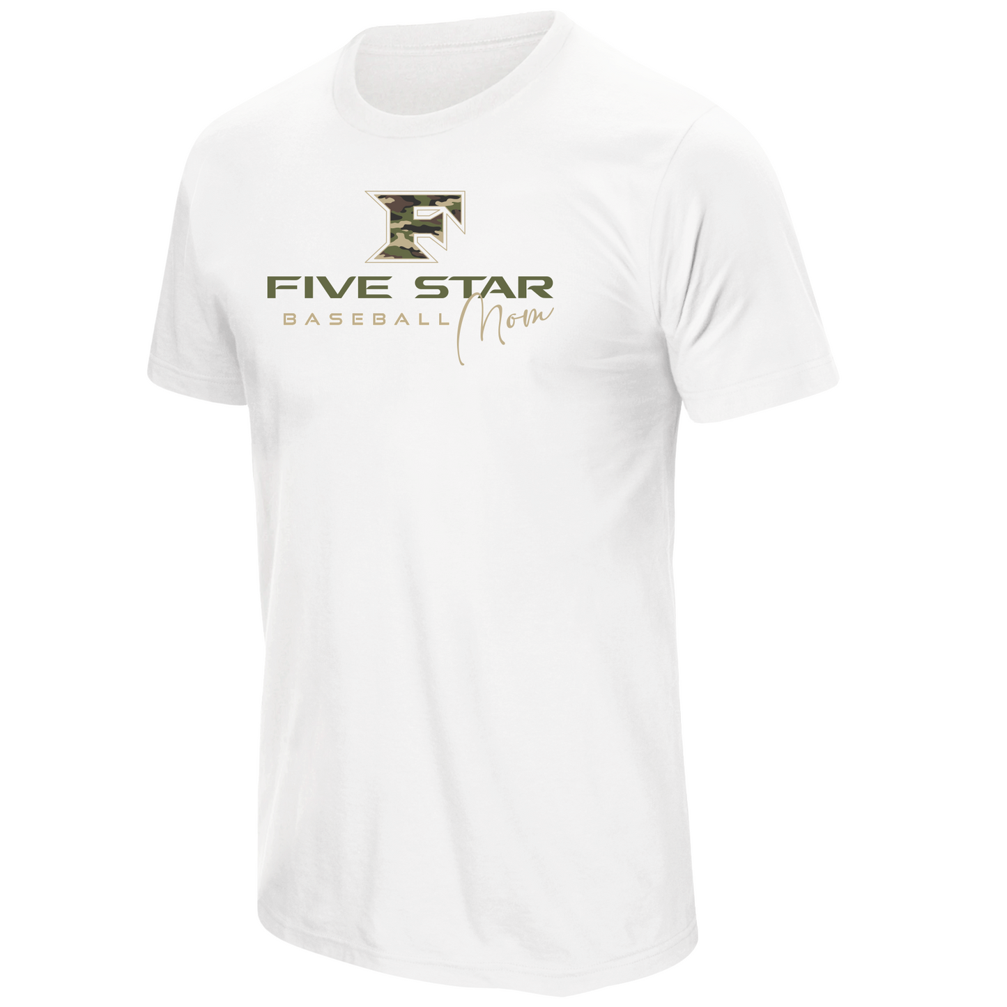 Five Star Baseball Camo (Mom) Tee