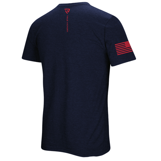 Grey Bull Rescue Built for Rescue Navy Tee