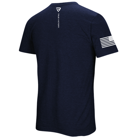 Grey Bull Rescue Shield Navy Tee