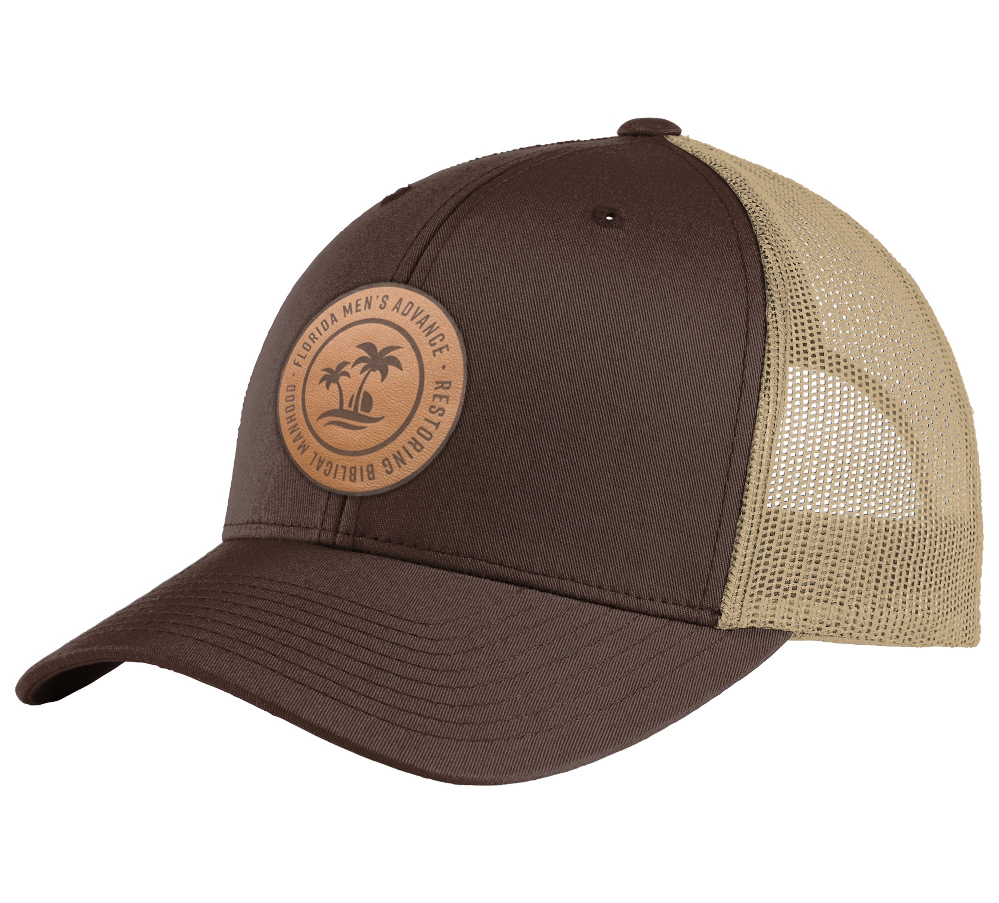 Florida Men's Advance Cafe Brown Trucker Hat
