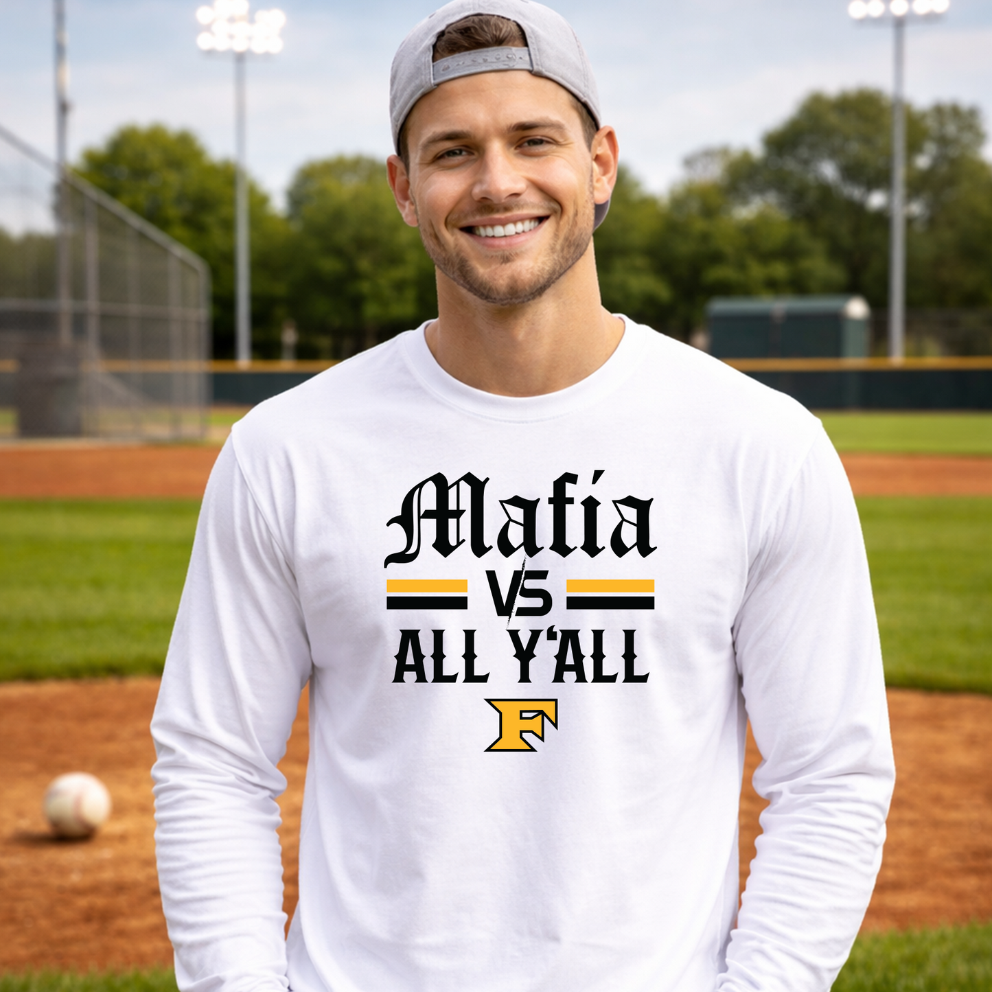 Five Star Baseball Mafia Versus Long Sleeve Tee