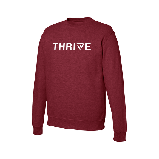 Five & Thrive Burgundy Crewneck Sweatshirt
