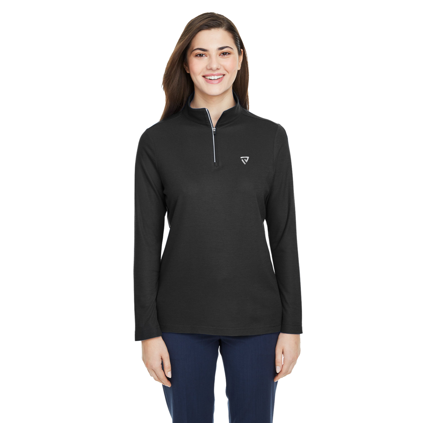 Women's True Victory Black Quarter Zip