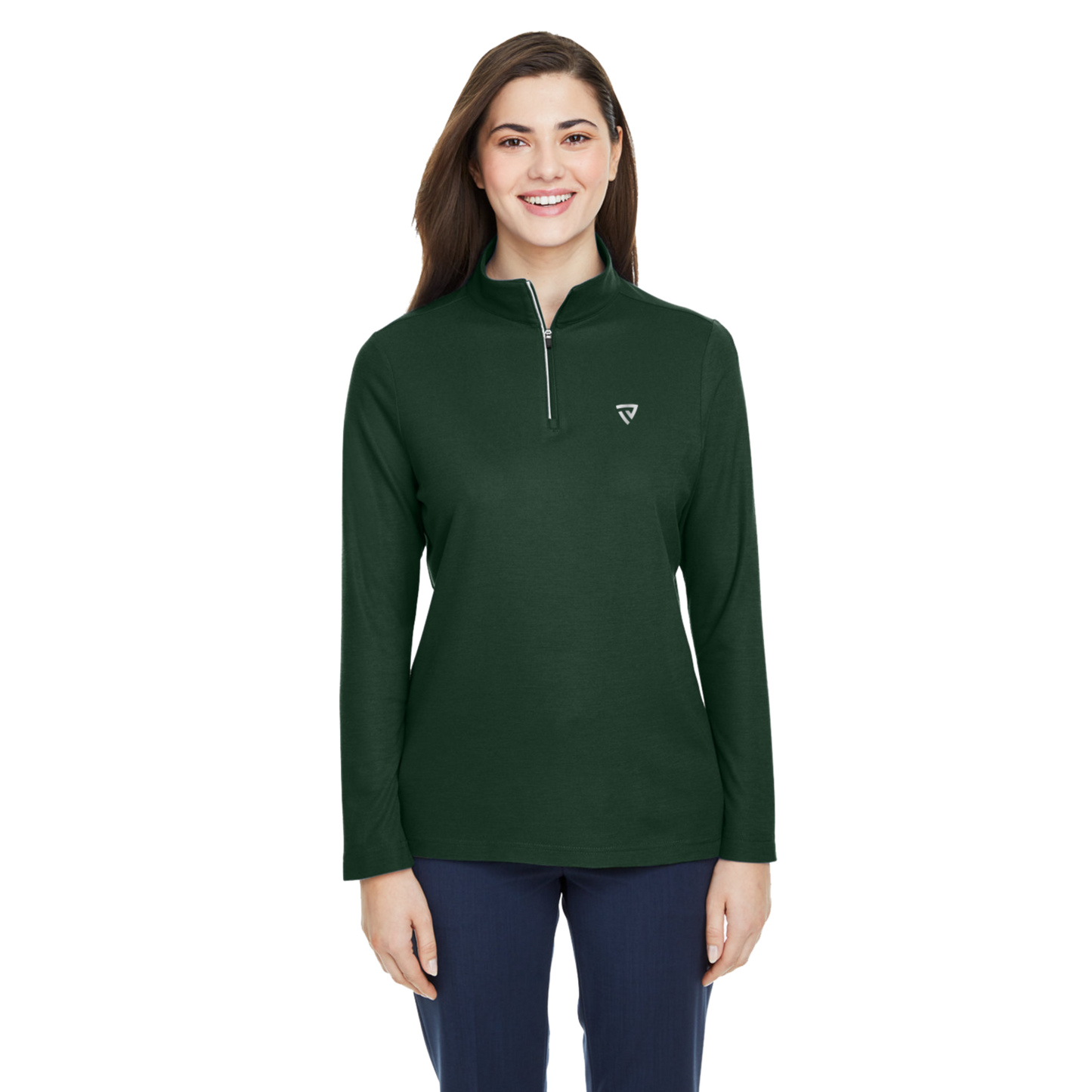 Women's True Victory Forest Green Quarter Zip