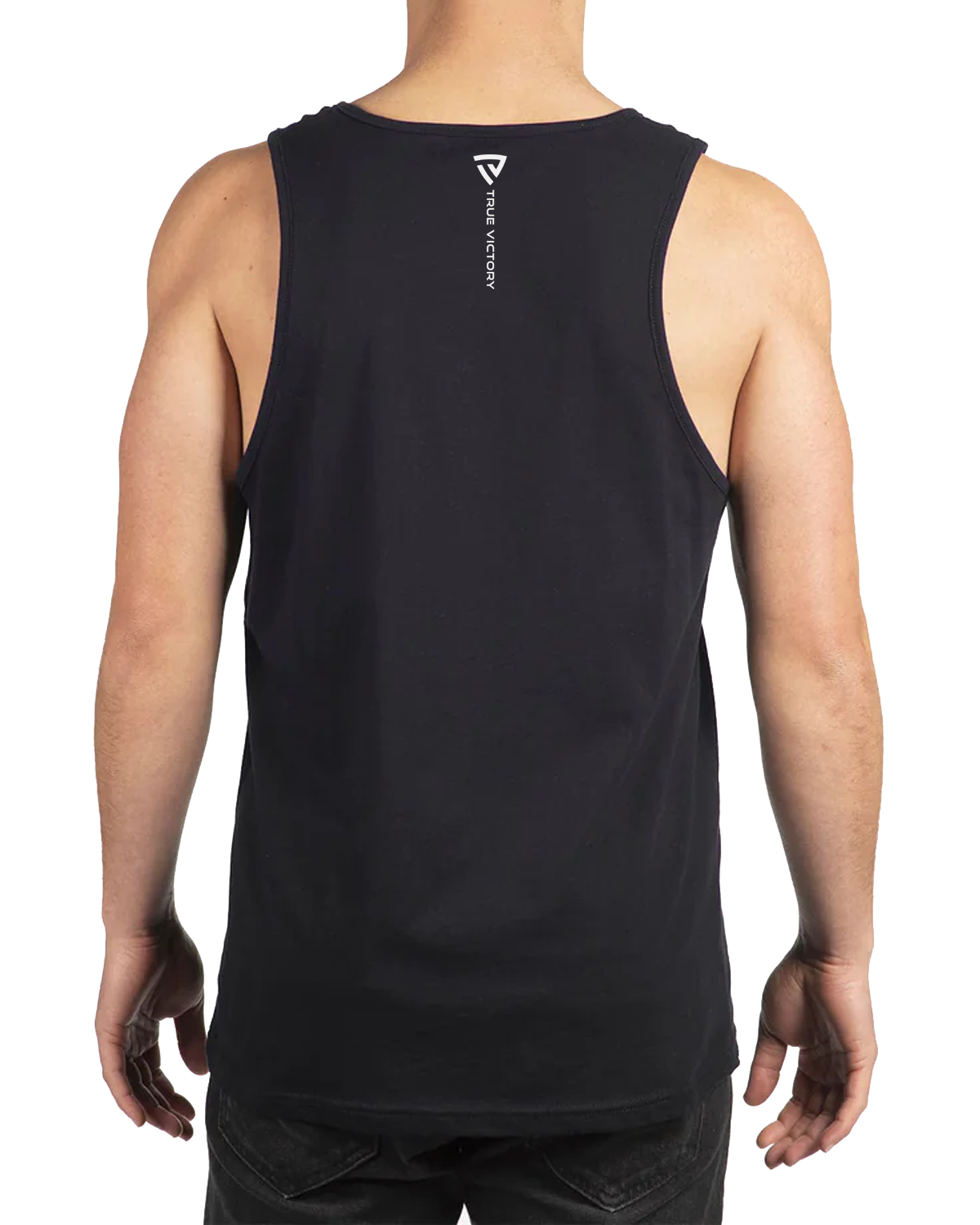 Men's About Face Black Tank