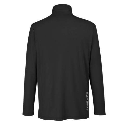 Men's True Victory Black Quarter Zip