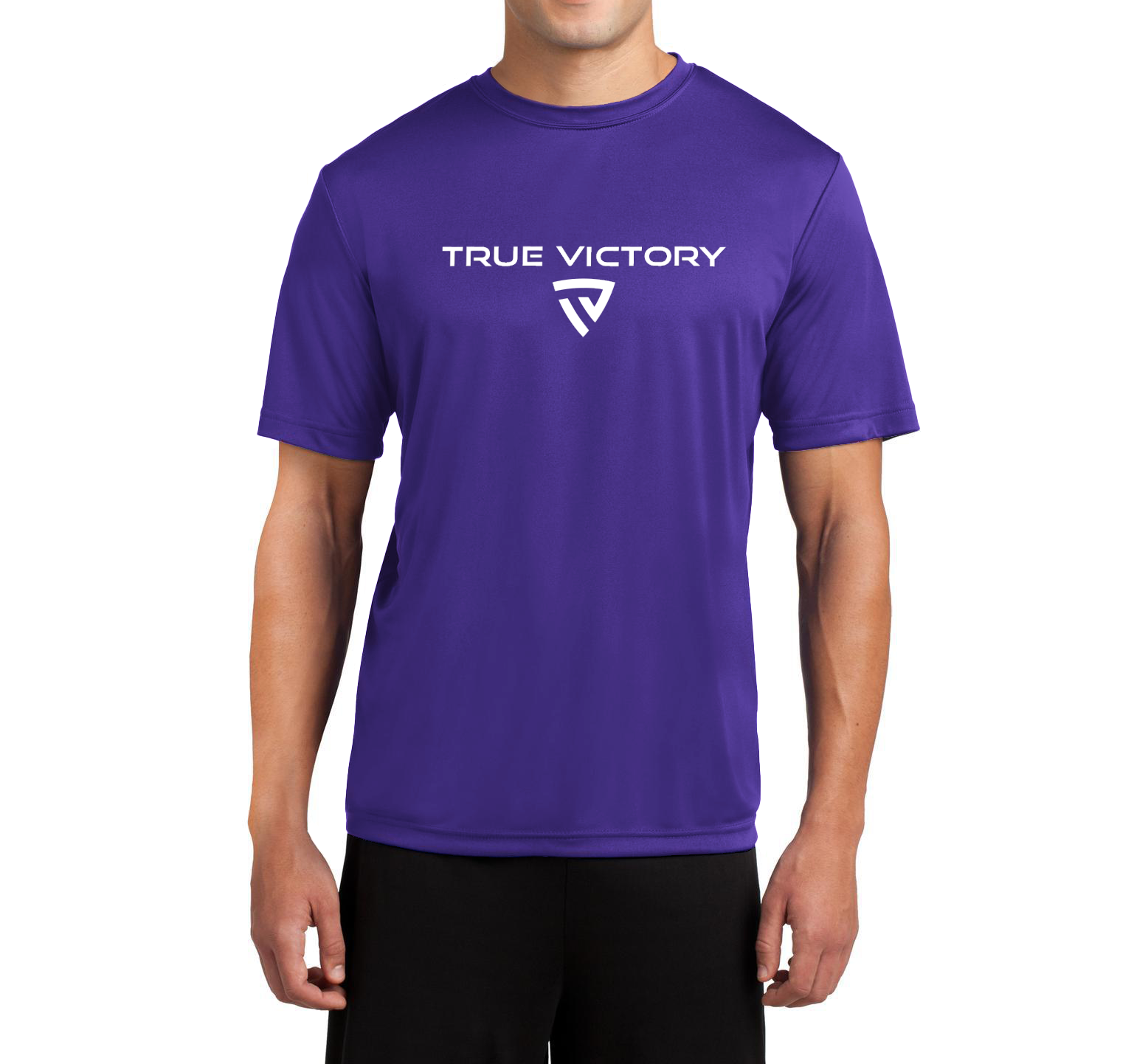 Men's Victorious Purple True-Dri™ Performance Tee