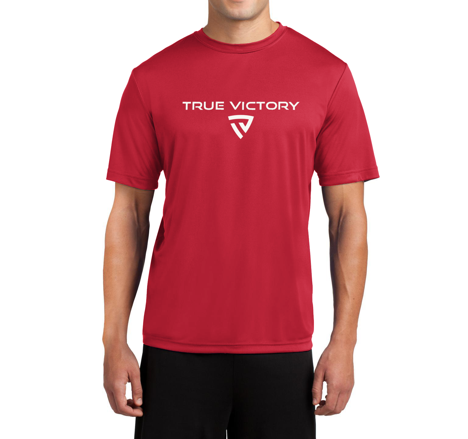 Men's Victorious Red True-Dri™ Performance Tee