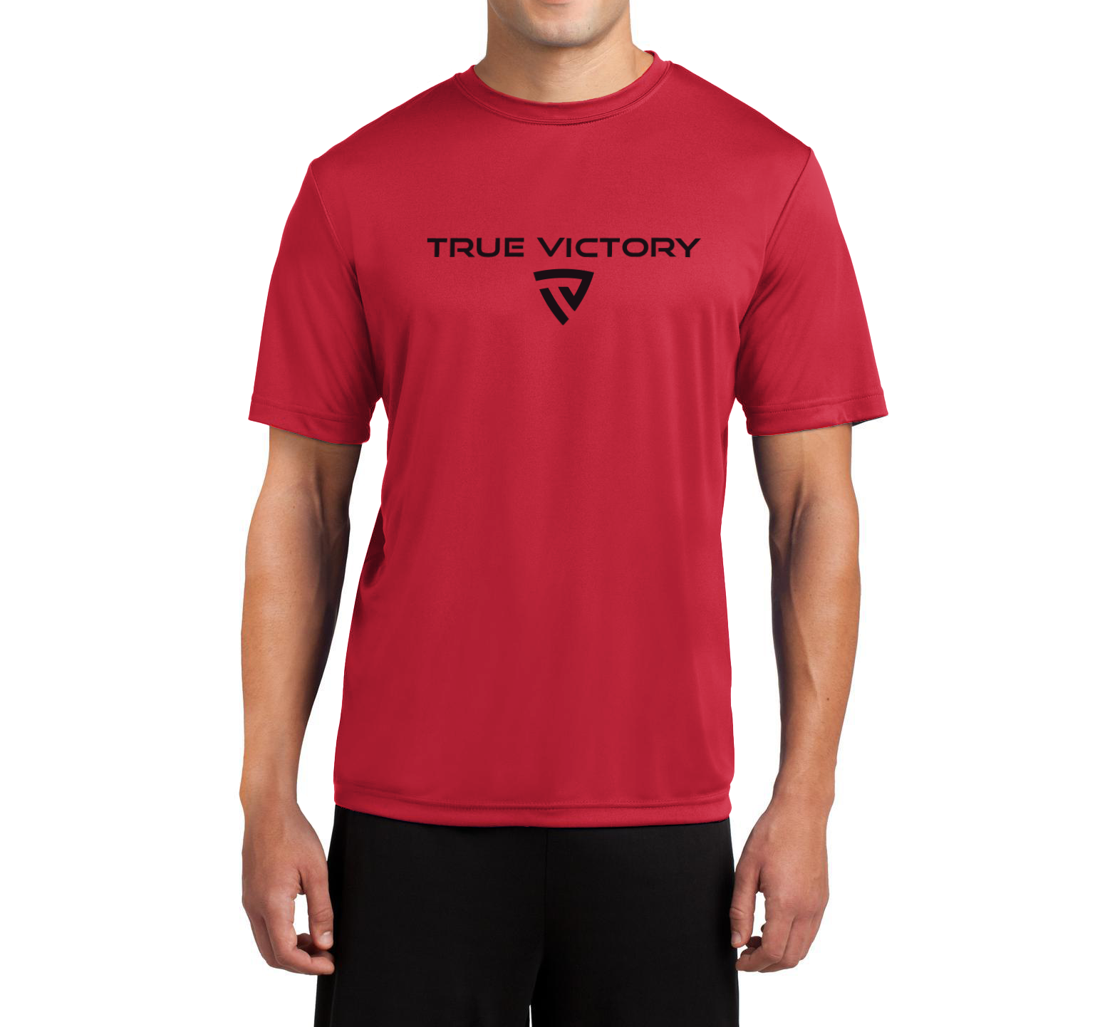 Men's Victorious Red True-Dri™ Performance Tee