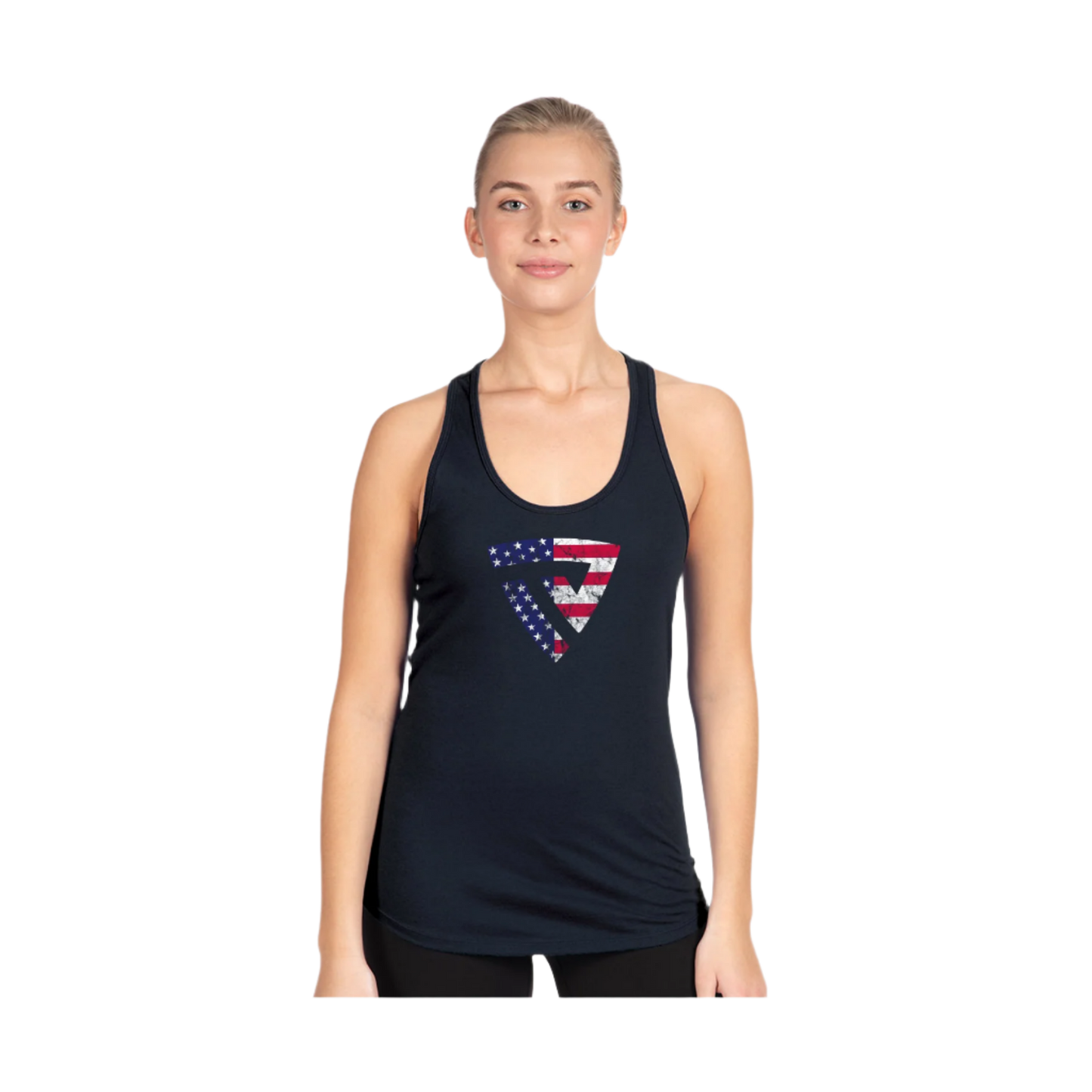 Women's Stars and Stripes RWB Racerback Tank
