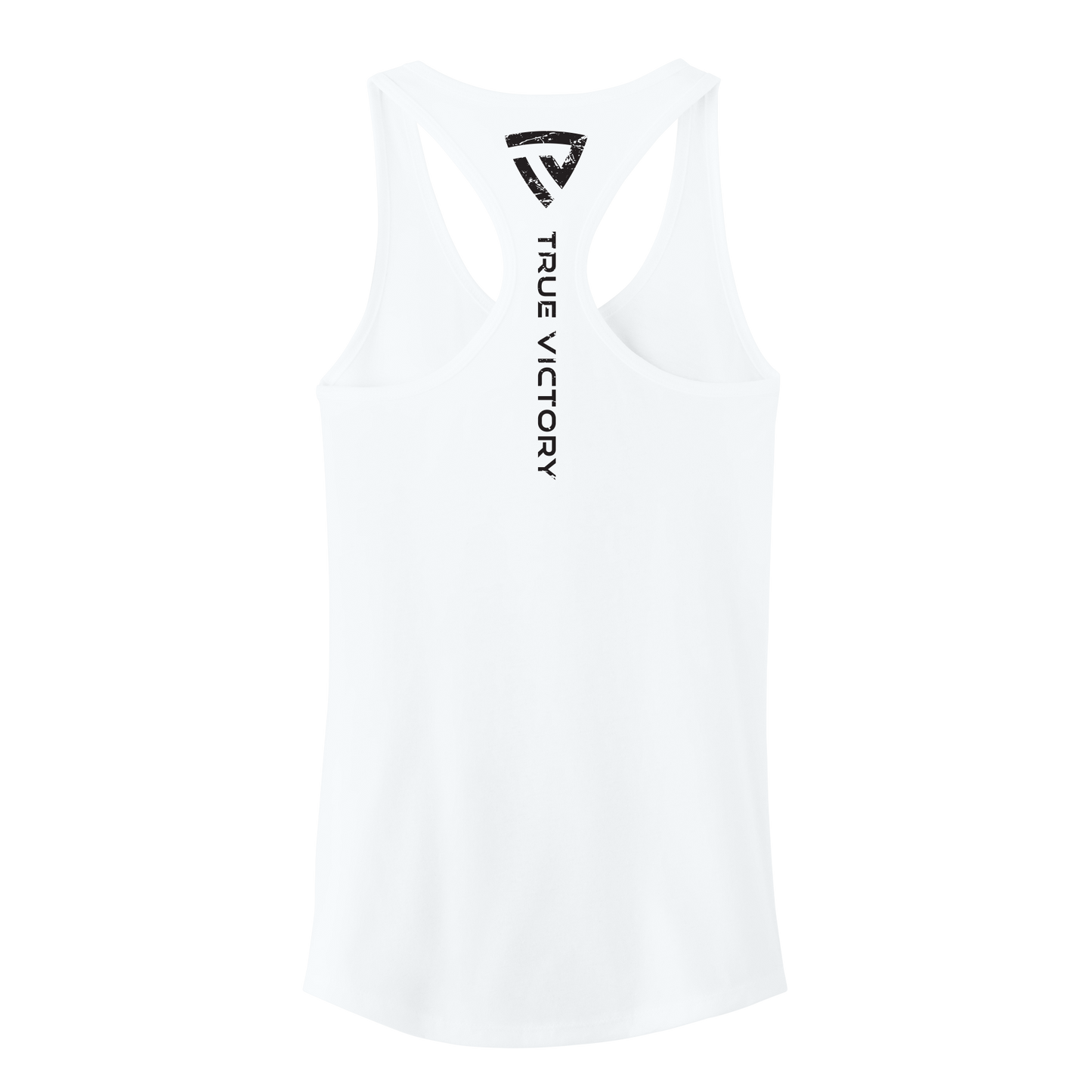 Women's 75 SFS White Racerback Tank