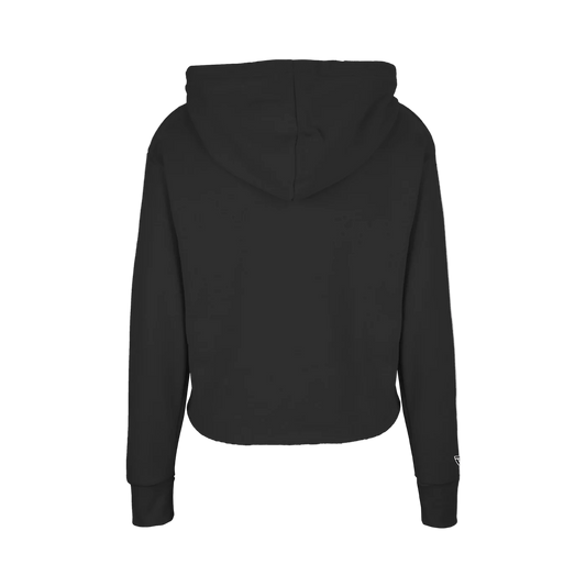Black hoodie on a light gray background