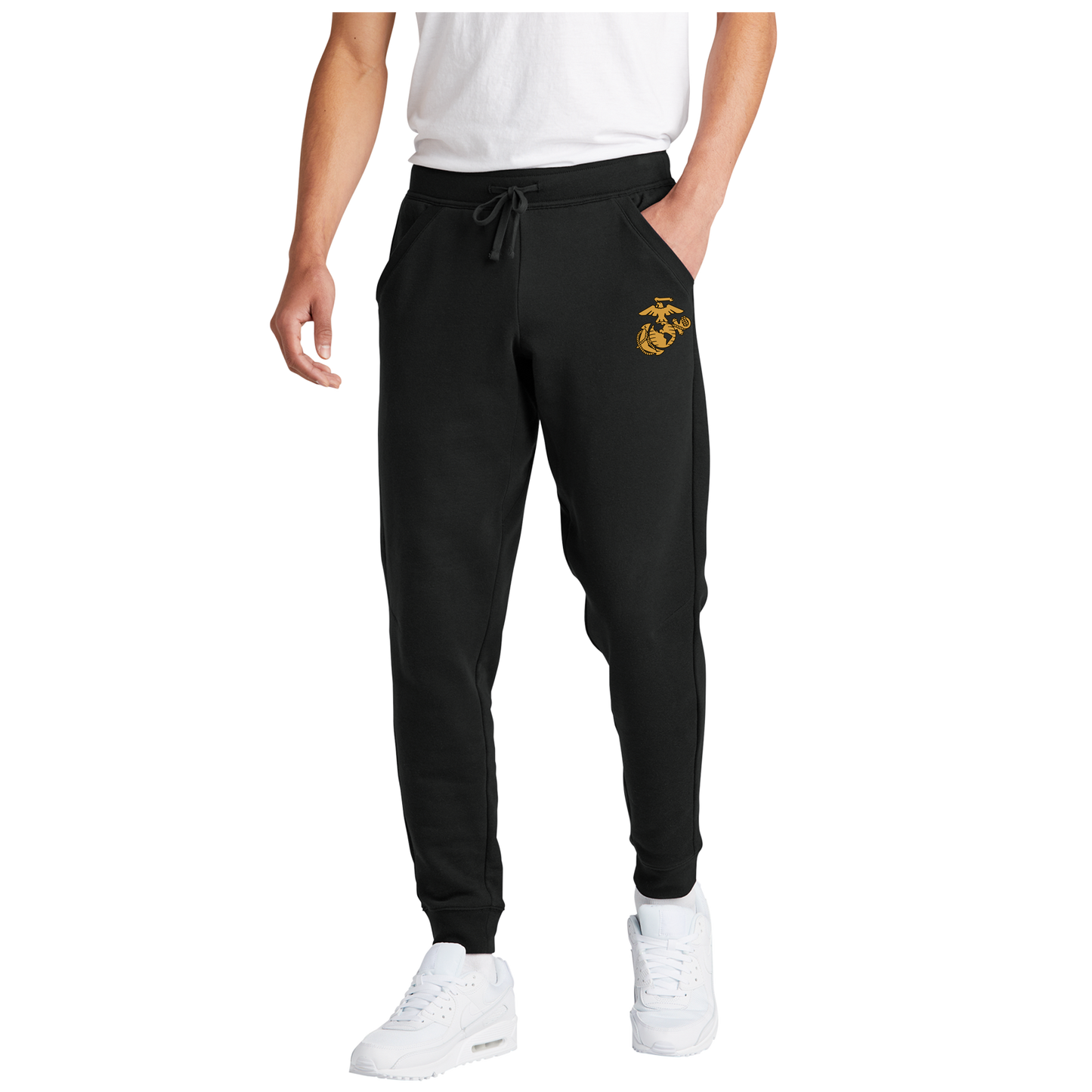 Marine Corps Black Joggers