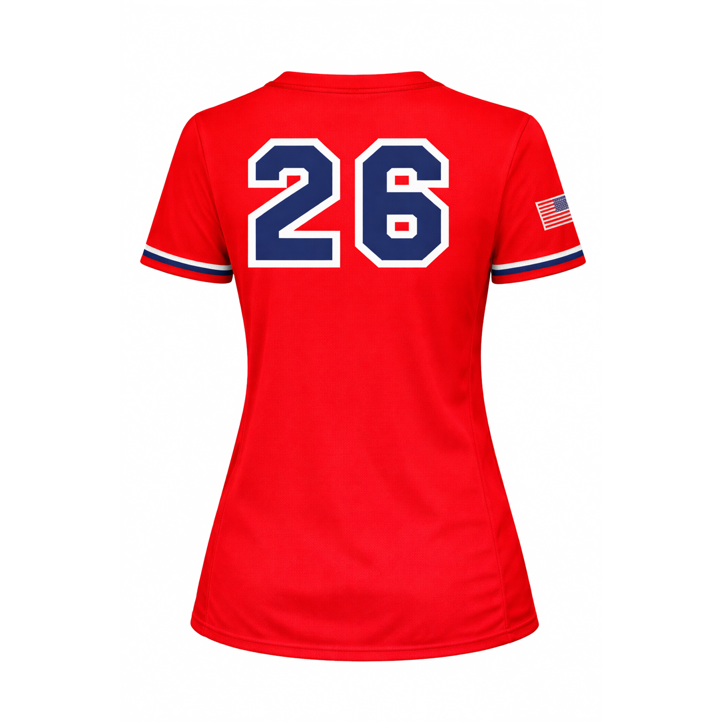 Vibe Red Jersey Top