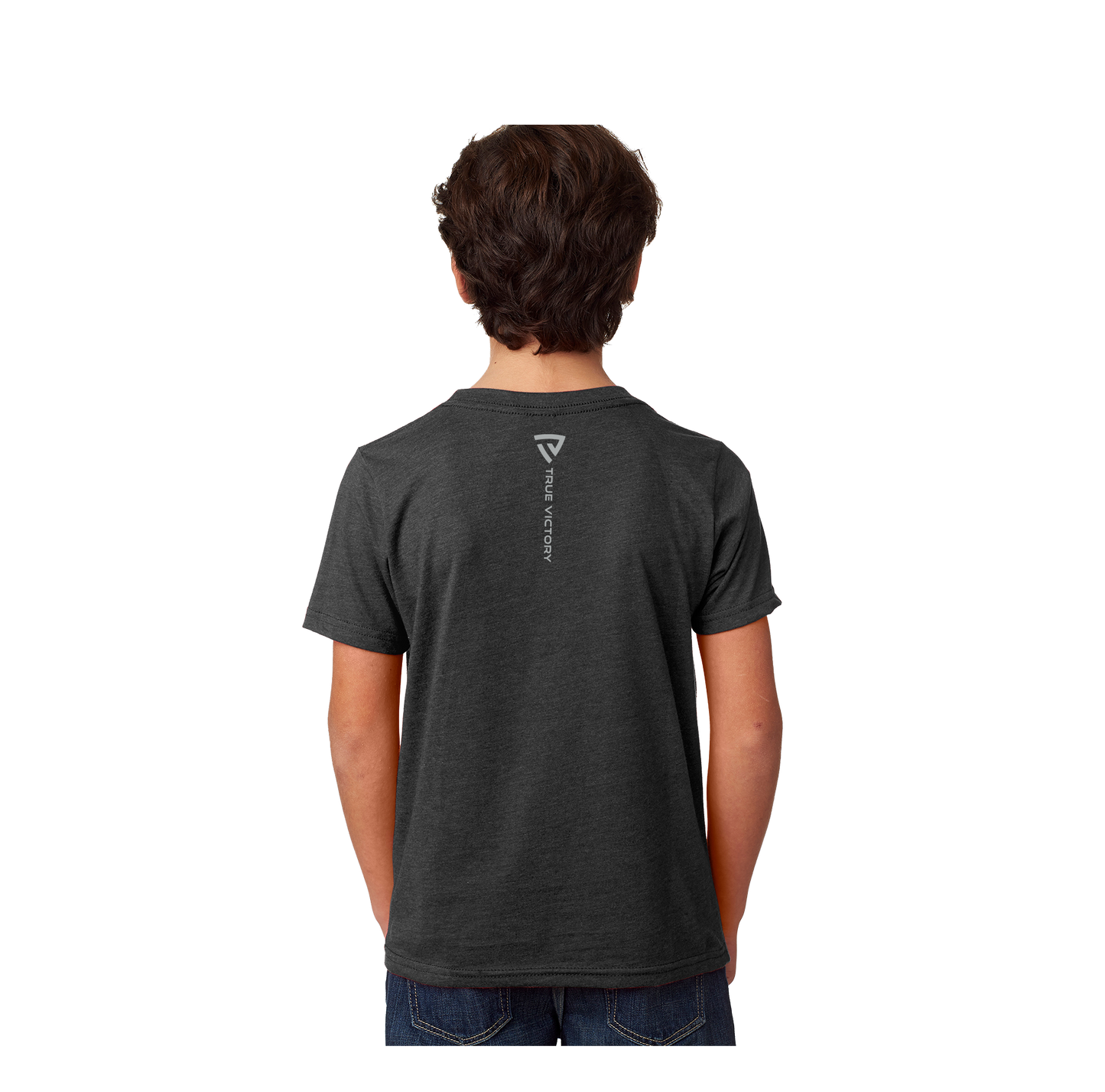Youth Victorious Charcoal Tee