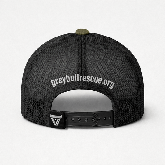Grey Bull Rescue Trucker Hat