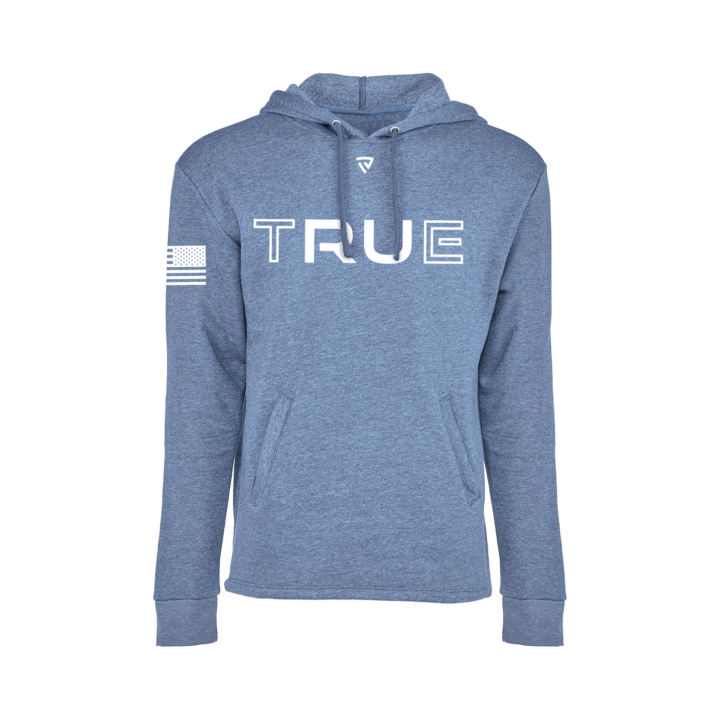 Women's RU TRUE Bay Blue Heathered Hoodie