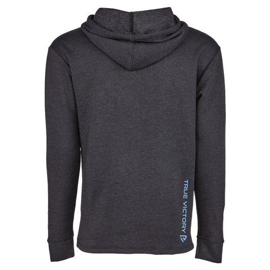 Men's RU True Black Heathered Hoodie