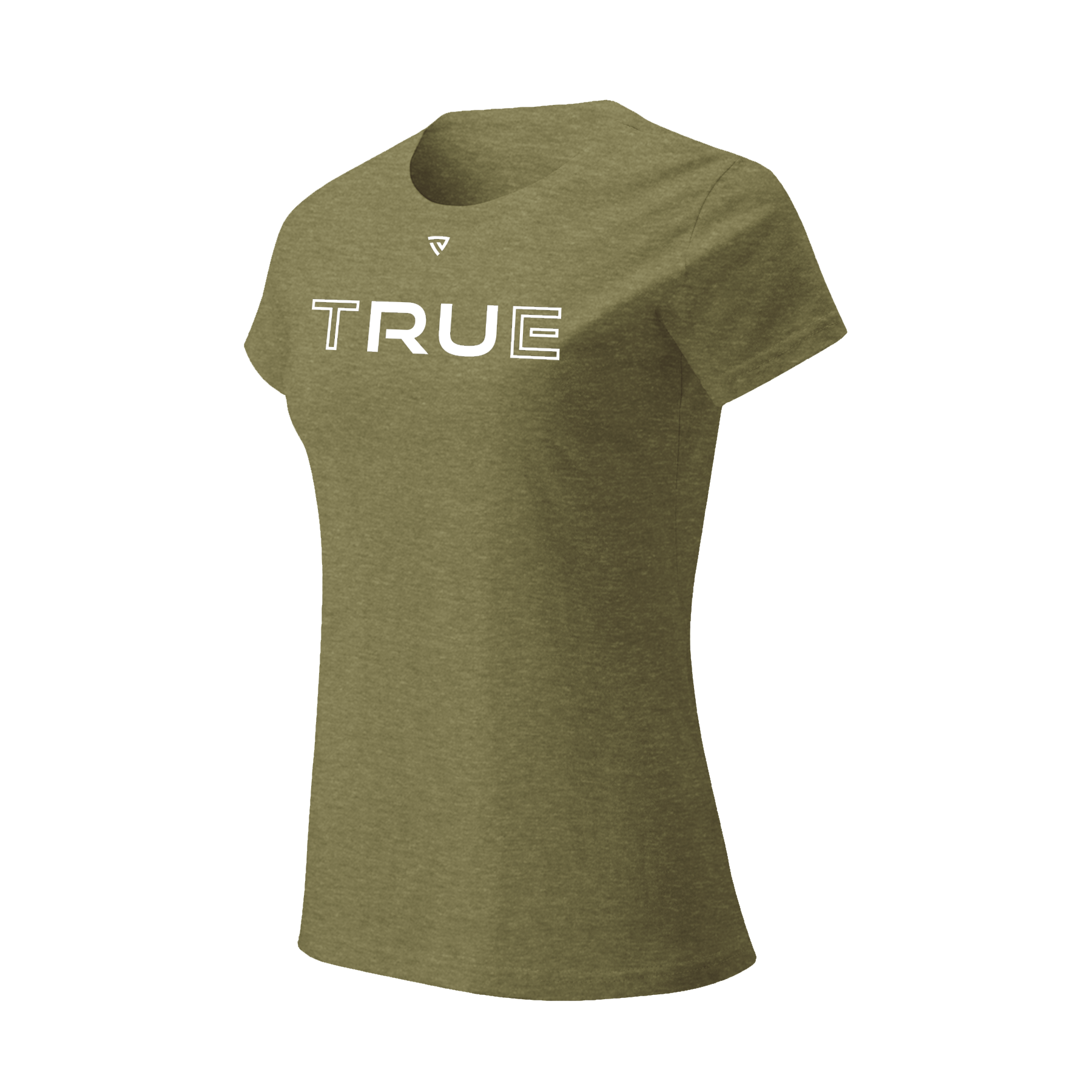 Women's RU TRUE Military Green Tee
