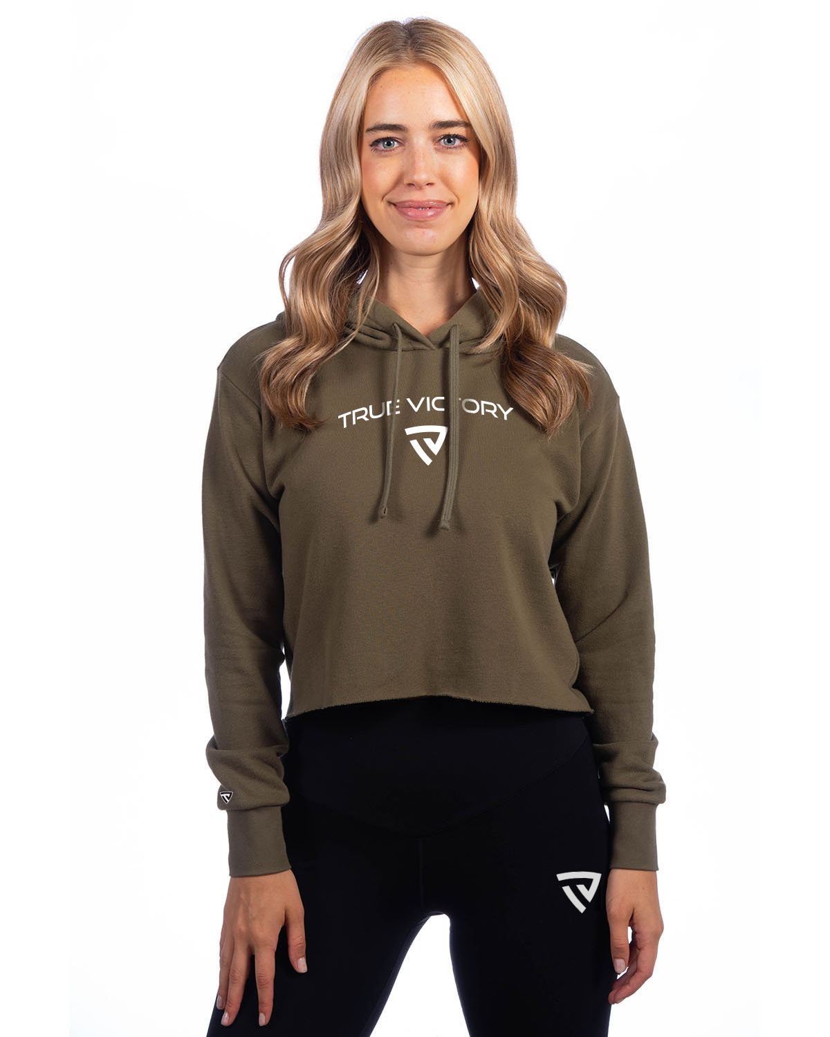 Women's Cropped Pullover Hoodie