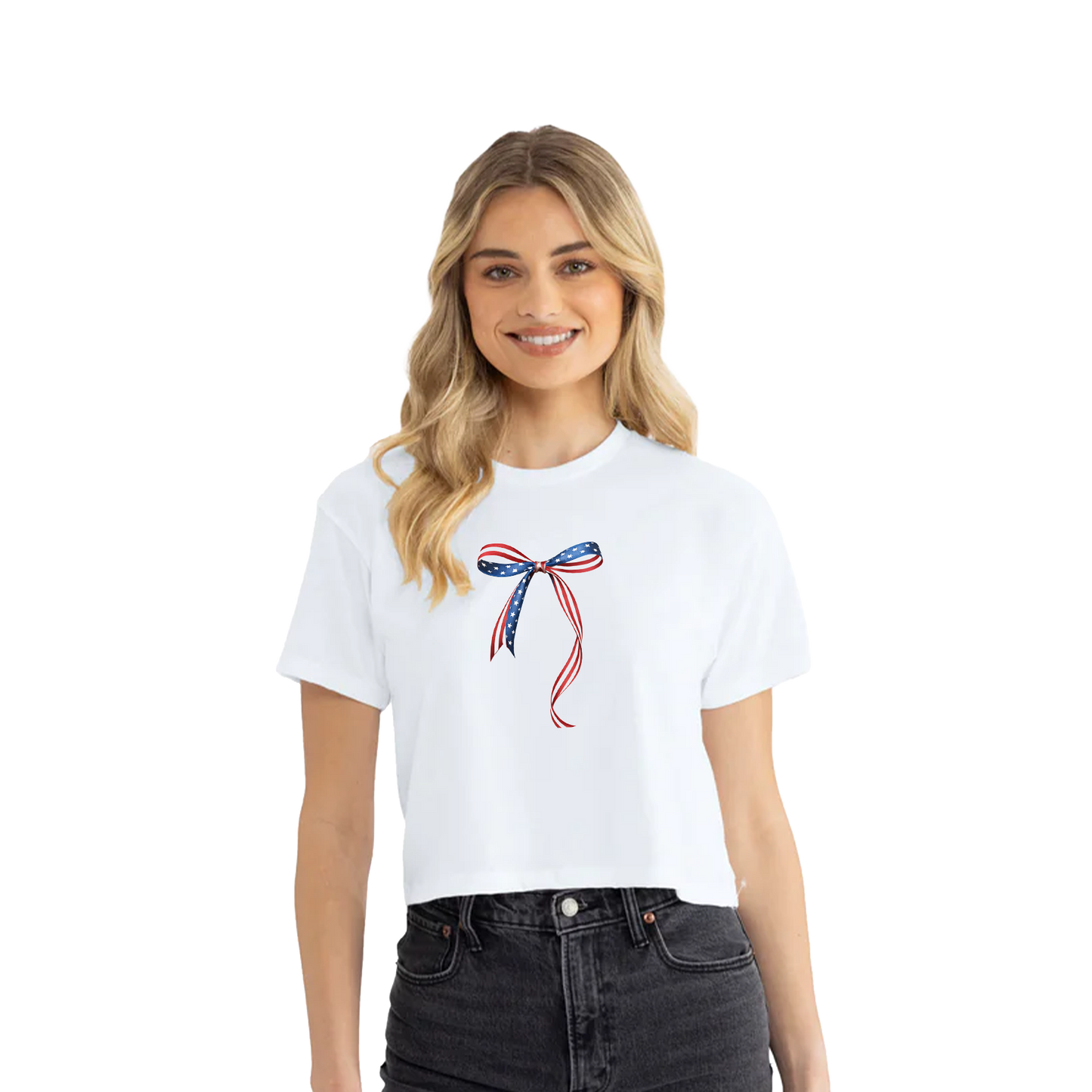 Women's 250th Bow Crop Top