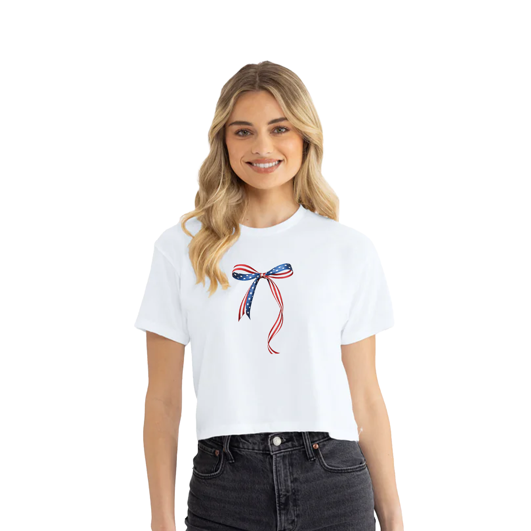 トップス Mary logo ribbon tops Women's 250th Bow Crop Top – True Victory