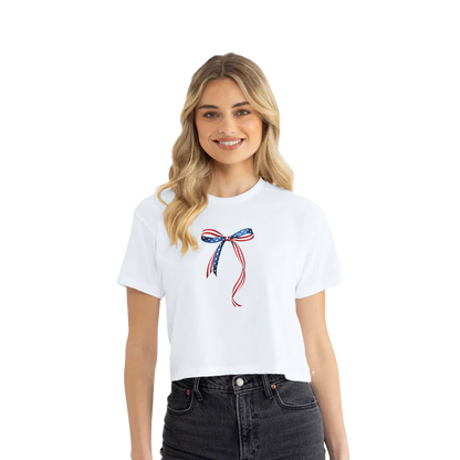 Women's 250th Bow Crop Top