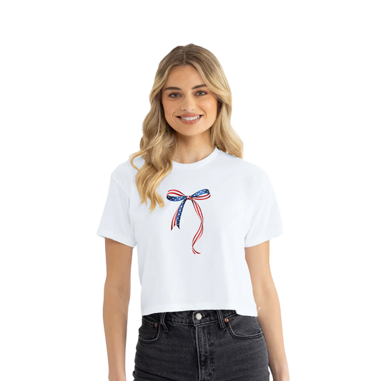 Women's 250th Bow Crop Top