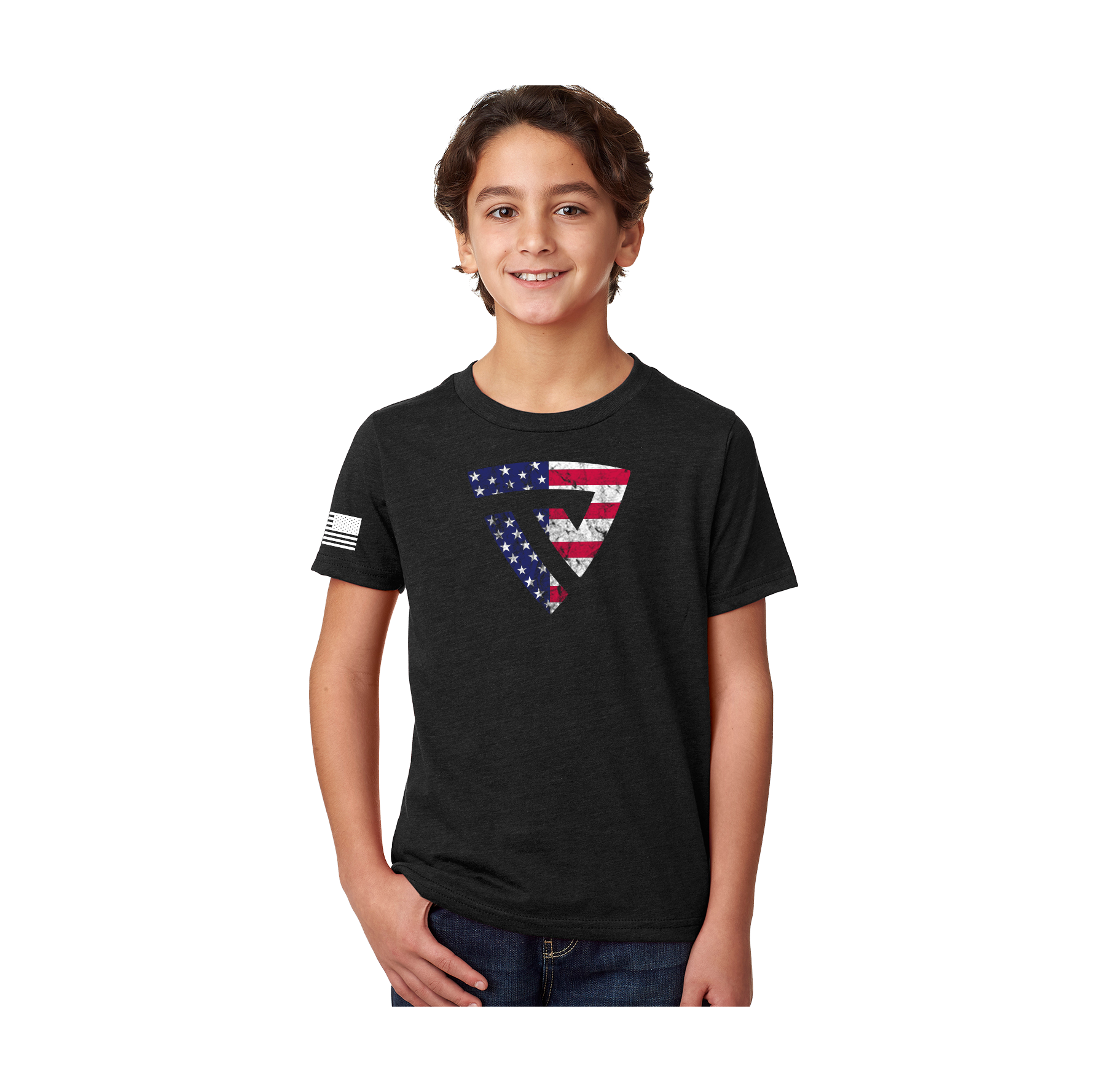 Youth Stars and Stripes Memorial Tee