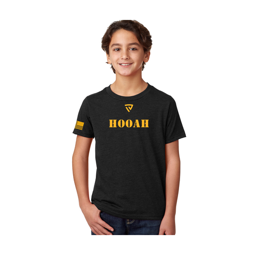 Youth Battle Cry Army HOOAH Tee