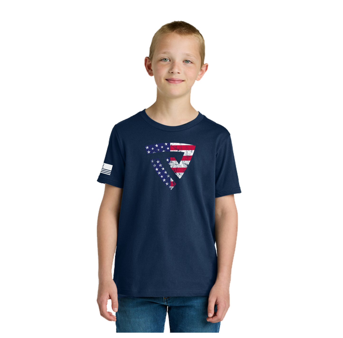 Youth Stars and Stripes RWB Tee