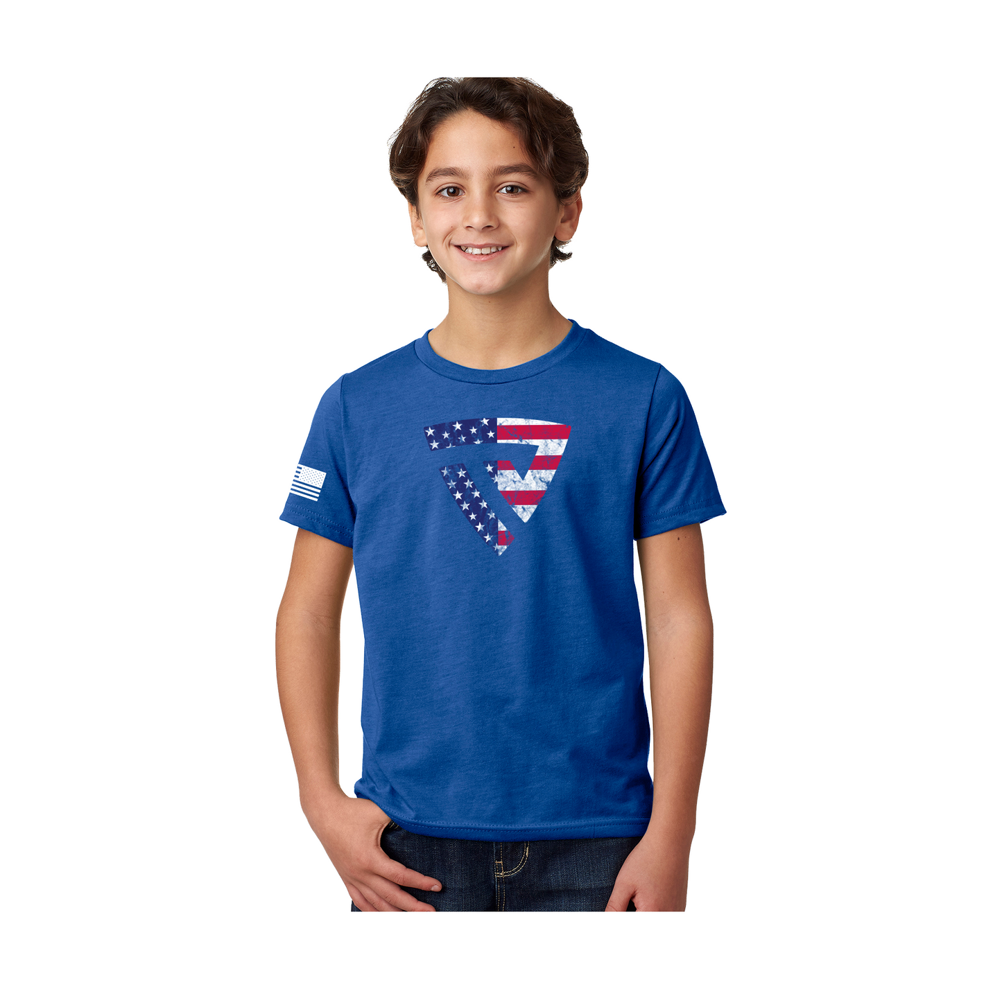 Youth Stars and Stripes RWB Tee