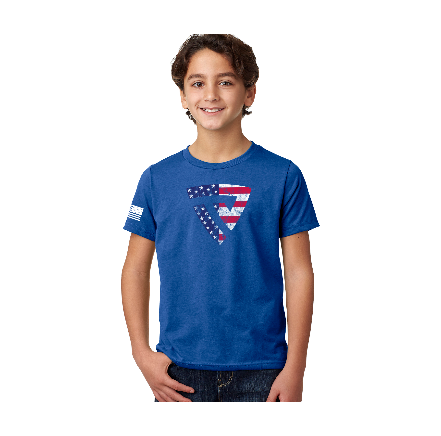 Youth Stars and Stripes Memorial Tee