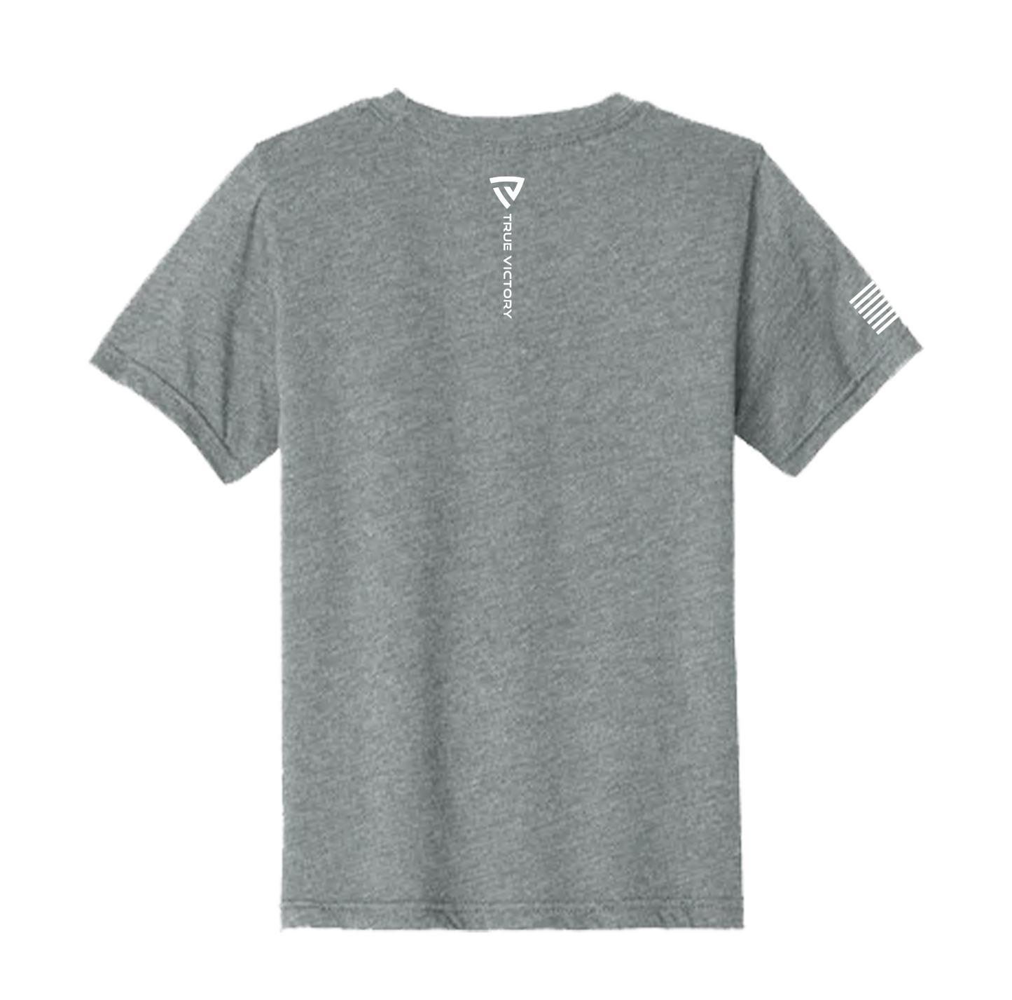 Youth Five & Thrive Dark Heather Gray Tee