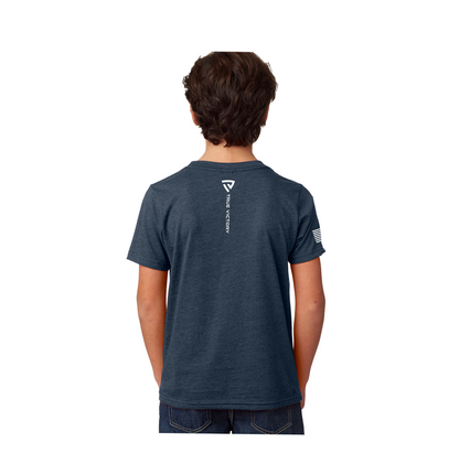 Youth Five & Thrive Midnight Navy Tee