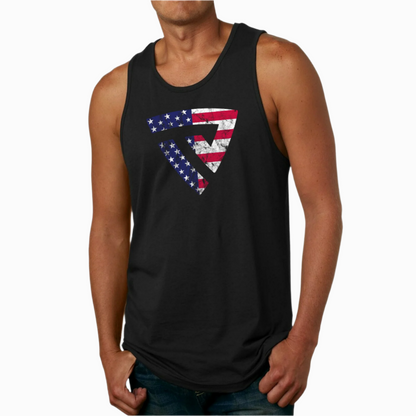 Men's Stars and Stripes RWB Tank