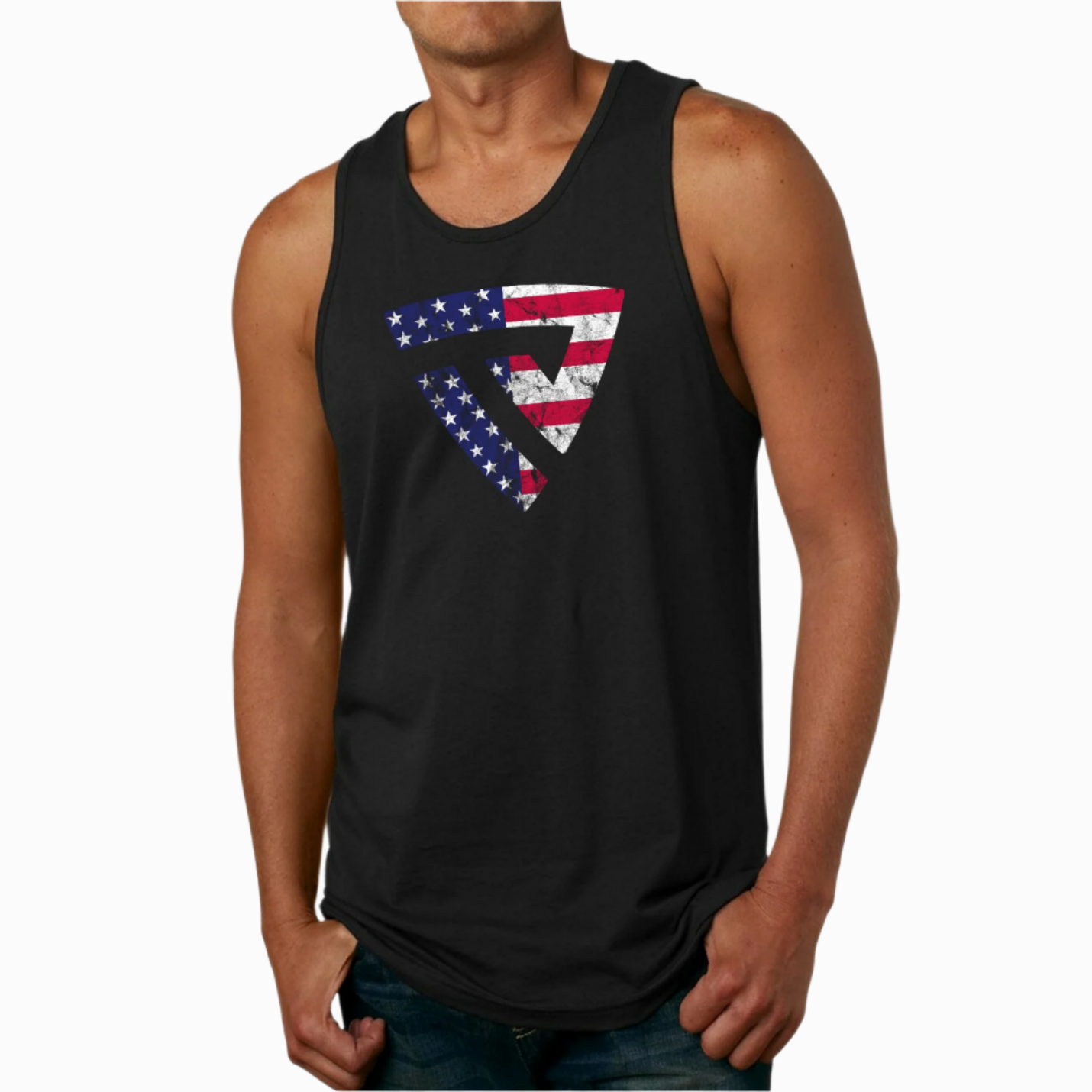 Men's Stars and Stripes Memorial Tank
