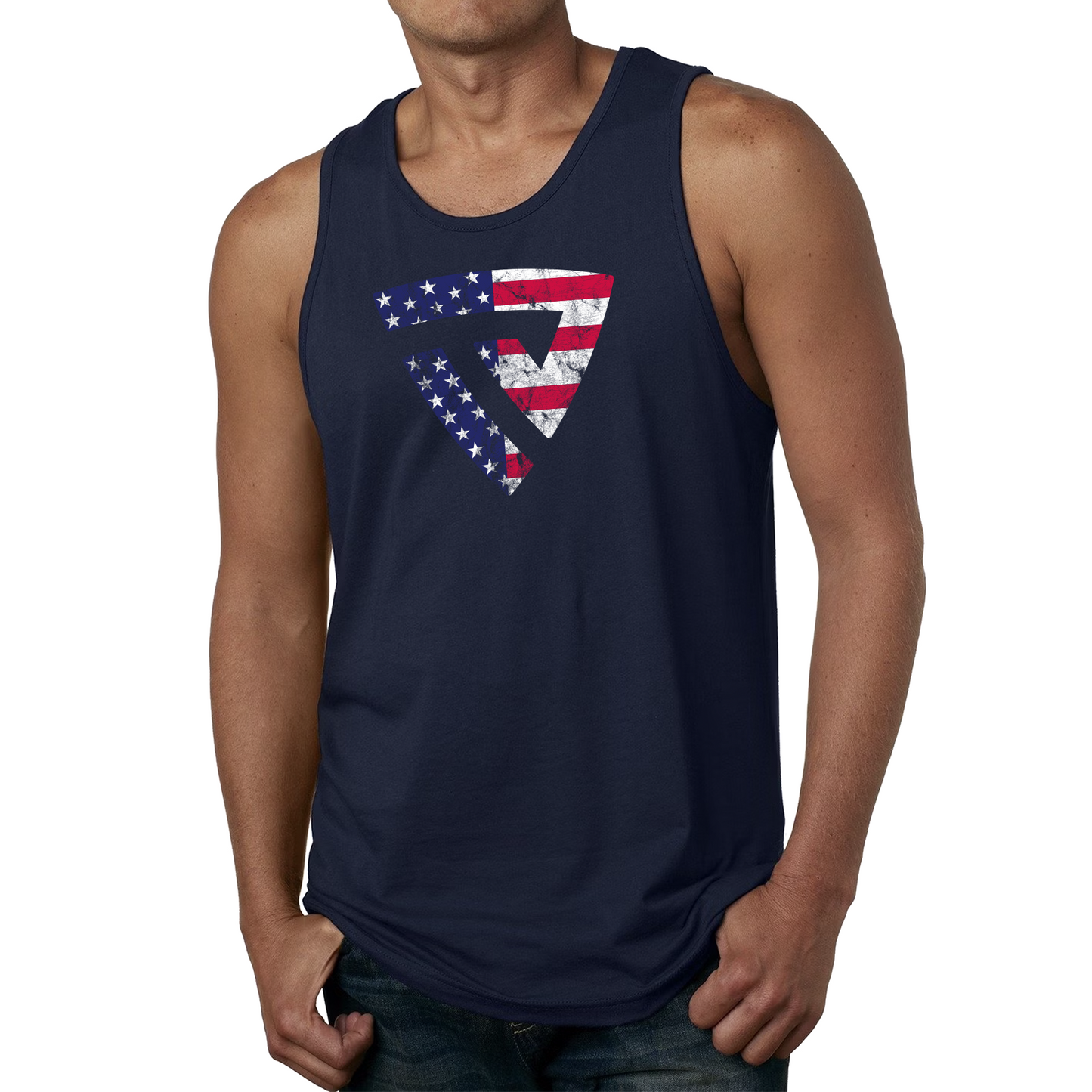 Men's Stars and Stripes RWB Tank