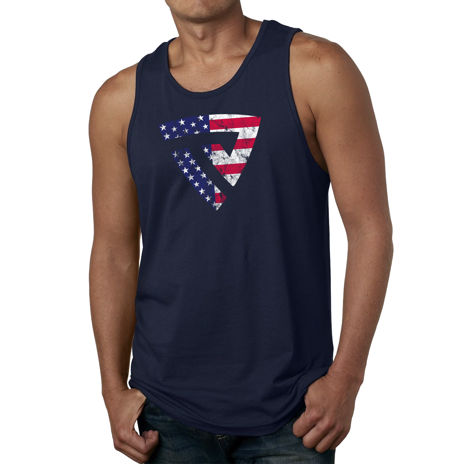 Men's Stars and Stripes Memorial Tank