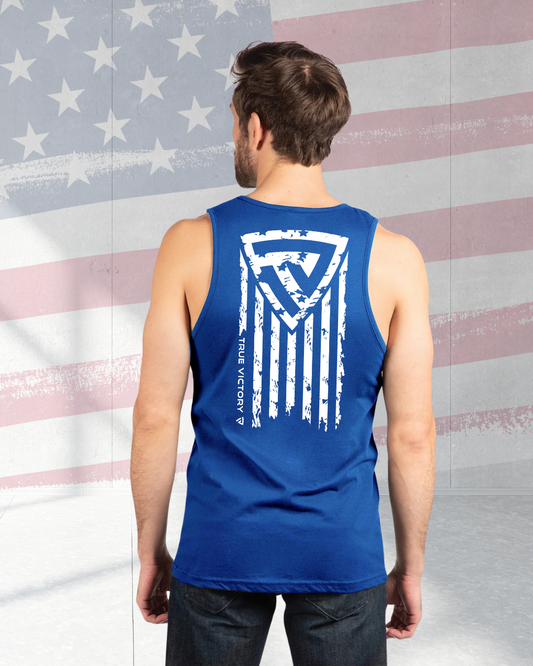 Men's Red White & True Tank
