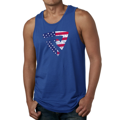 Men's Stars and Stripes RWB Tank