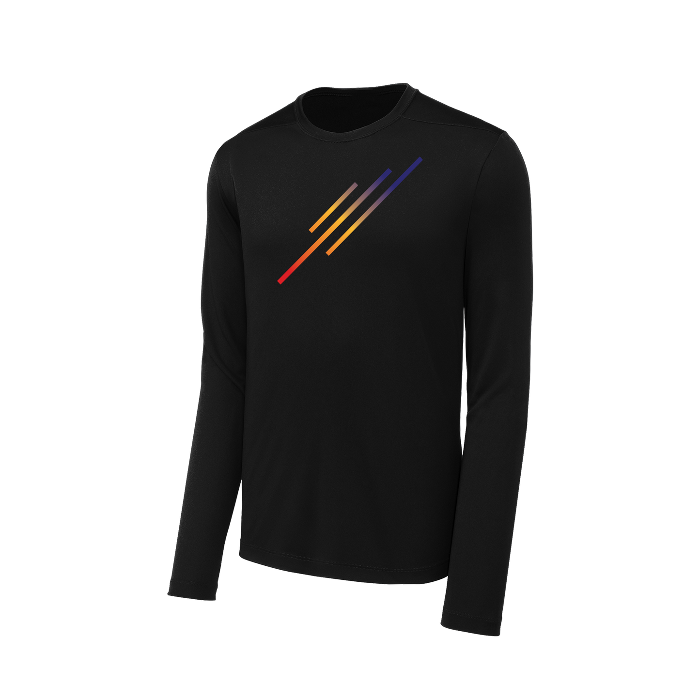 Vibe Softball Vibe Lines Poly Long Sleeve Tee