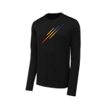 Youth Vibe Softball Vibe Lines Poly Long Sleeve Tee
