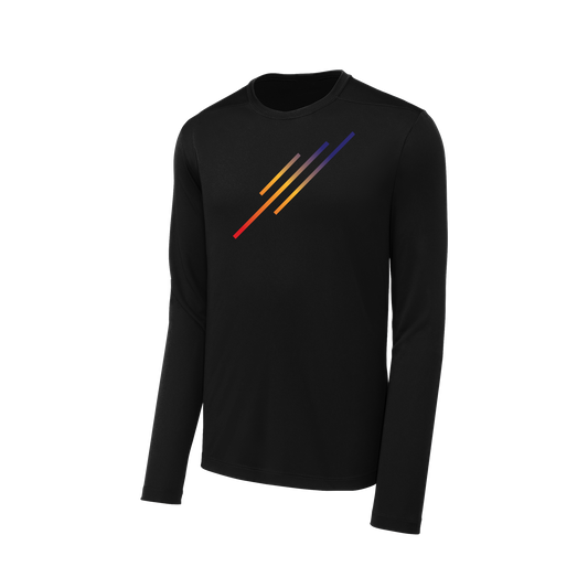 Vibe Softball Vibe Lines Poly Long Sleeve Tee