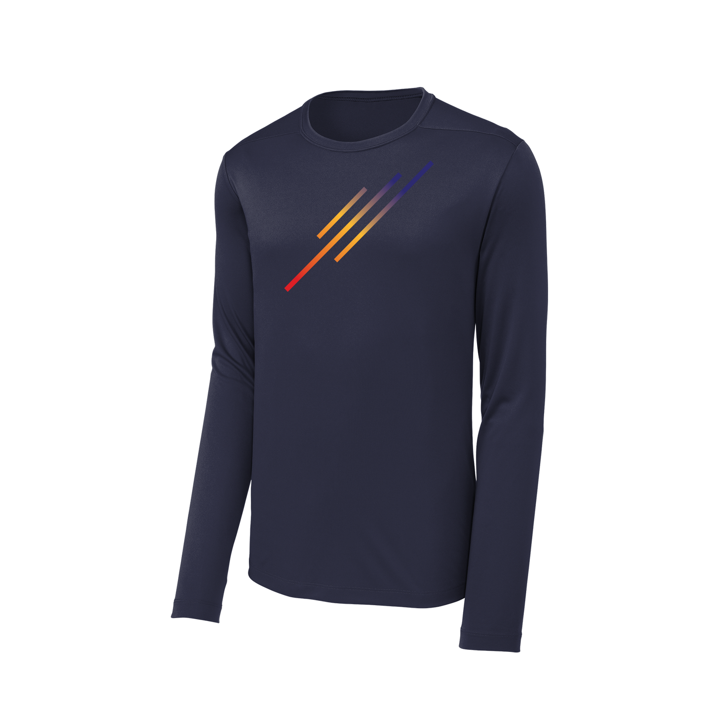 Vibe Softball Vibe Lines Poly Long Sleeve Tee