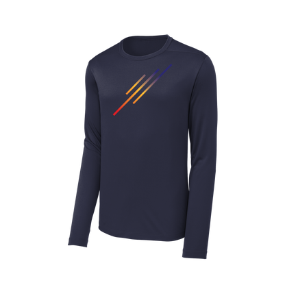 Vibe Softball Vibe Lines Poly Long Sleeve Tee